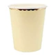 270 мл кровоточащая бумажная чашка 8 светло -желтый