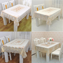 European PVC tablecloth waterproof oil table mat plastic tablecloth table mat disposable coffee table mat rectangular tablecloth