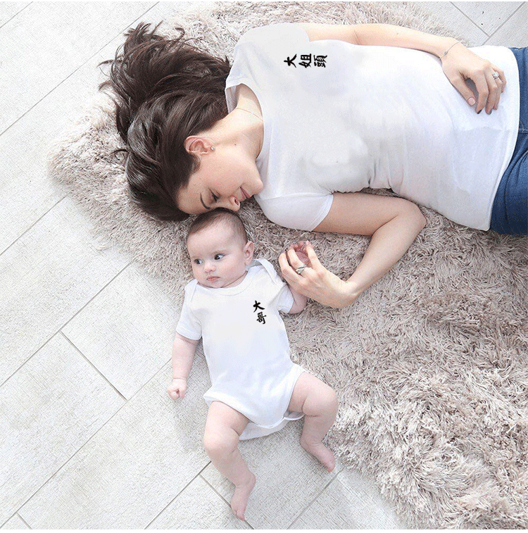 Cha và con trai chất đầy bố mẹ hè hè 2019 mới anh lớn Ma Zi gia đình ba mẹ con nhà nhà áo thun đi biển. - Trang phục dành cho cha mẹ và con quần áo trẻ em hàn quốc