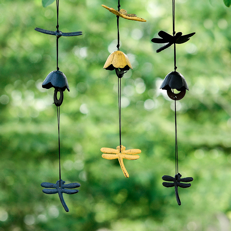 Japanese windbell south cast iron caster dragonfly bell hangs retro and wind temple bell birthday gift