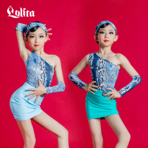 Lolita Summer Girls Latin Dance Suit Practice Costumes Practice Costumes Performance Dance Dresses Dress Children