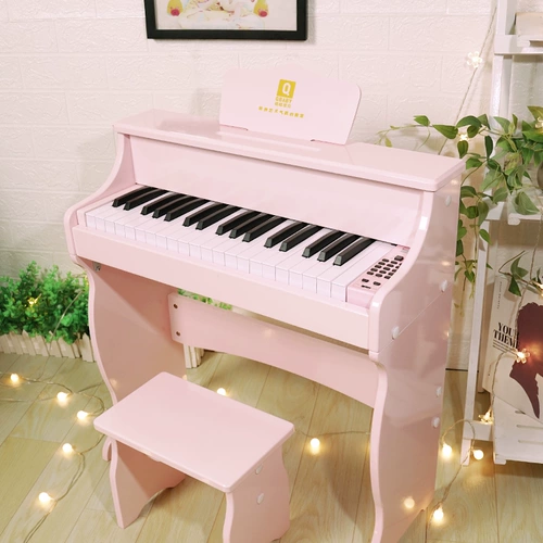 Деревянное пианино для начинающих, электронные музыкальные инструменты, игрушка, подарок на день рождения