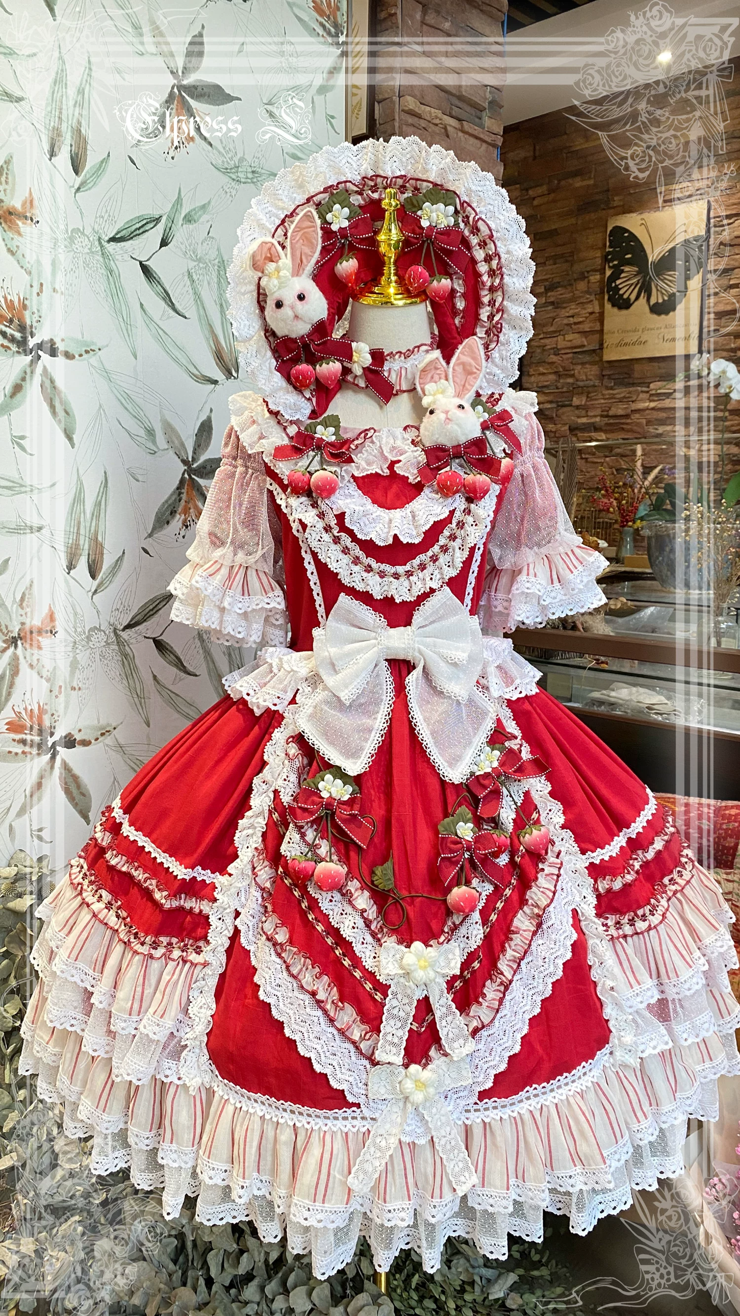 Настоящая милая клубника, (Физкультура), Lolita платье-сундук, стиль Лолита