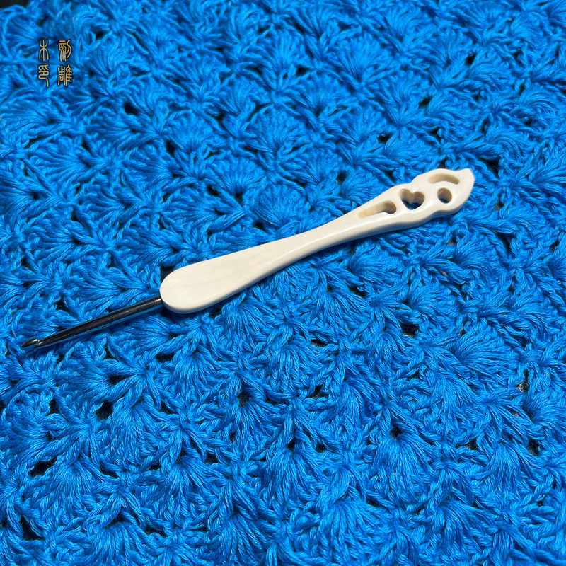 Carved Mammoth Crochet Lace Doll Micro Crochet Knitting Crochet Tool Sweater Crochet Stainless Steel Crochet Hook Carved Mammoth Crochet Lace Doll Micro Crochet Knitting Crochet Tool Sweater Crochet Stainless Steel Crochet Hook