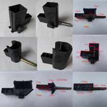 Electric telescopic door accessories wheel fixed rubber door body with small wheel axle rubber wheel holder automatic door iron shaft