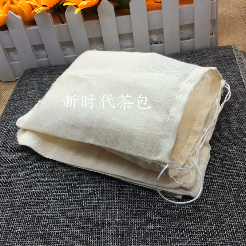 Large material bag gauze bag Saucepan Soup Bag 10 Home Filter Bag Halogen-free Slag Pure Cotton Fried Herbal Medicine Bag Food Grade