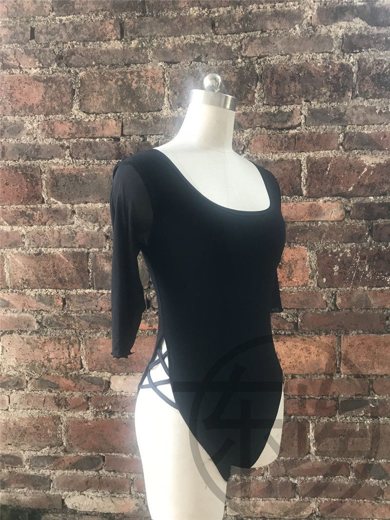 Belly dance dance top Modal new versatile ballet body suit practice suit Yoga cover belly warm protection
