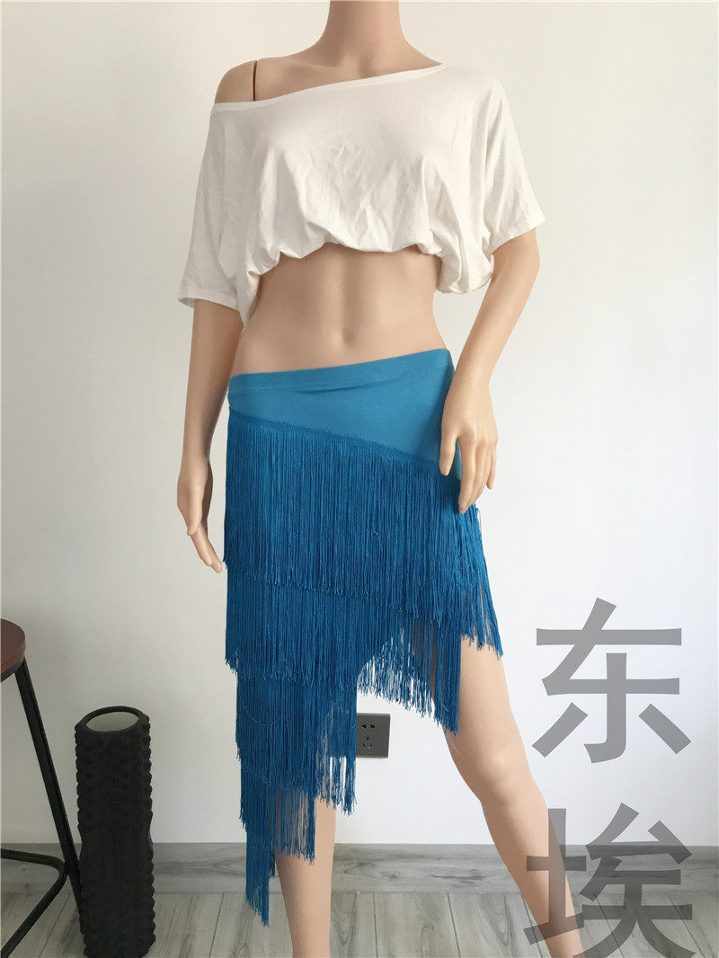 Dongai belly dance performance suit 2021 new fringed skirt encouragement practice suit suit Latin skirt