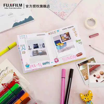 Fuji instax One-time imaging original flute love to play square photo album