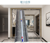 Imitation marble full-body granite European-style side door cover balcony entrance door background wall window cover line wrap edge strip