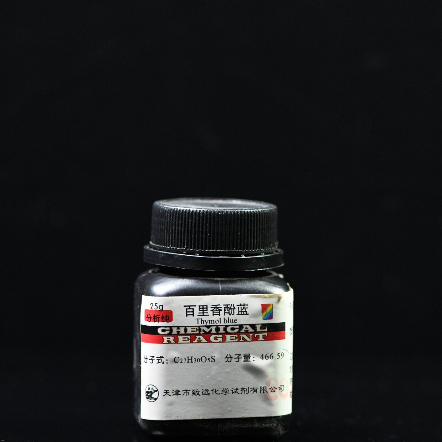 天津致远 百里香酚蓝（麝香草酚蓝）分析纯AR25g化学试剂