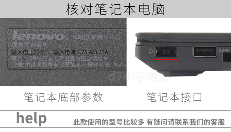Lenovo bộ chuyển đổi máy tính xách tay sạc chính hãng cổng phụ phổ 65W điện dòng cung cấp G500 G40 E450 - Phụ kiện máy tính xách tay miếng dán laptop acer
