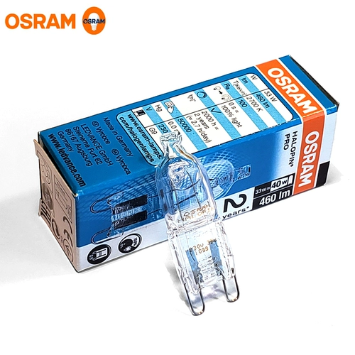 Osram, галогенная импортная настольная лампа, 35W, 60W, комфортный световой спектр