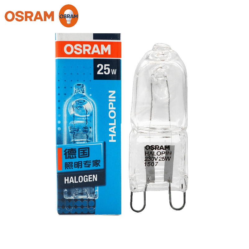 Osram halogen lamp beads G9 halogen lamp beads 230V25W40W Table lamp spotlight Wall lamp chandelier transparent bulb