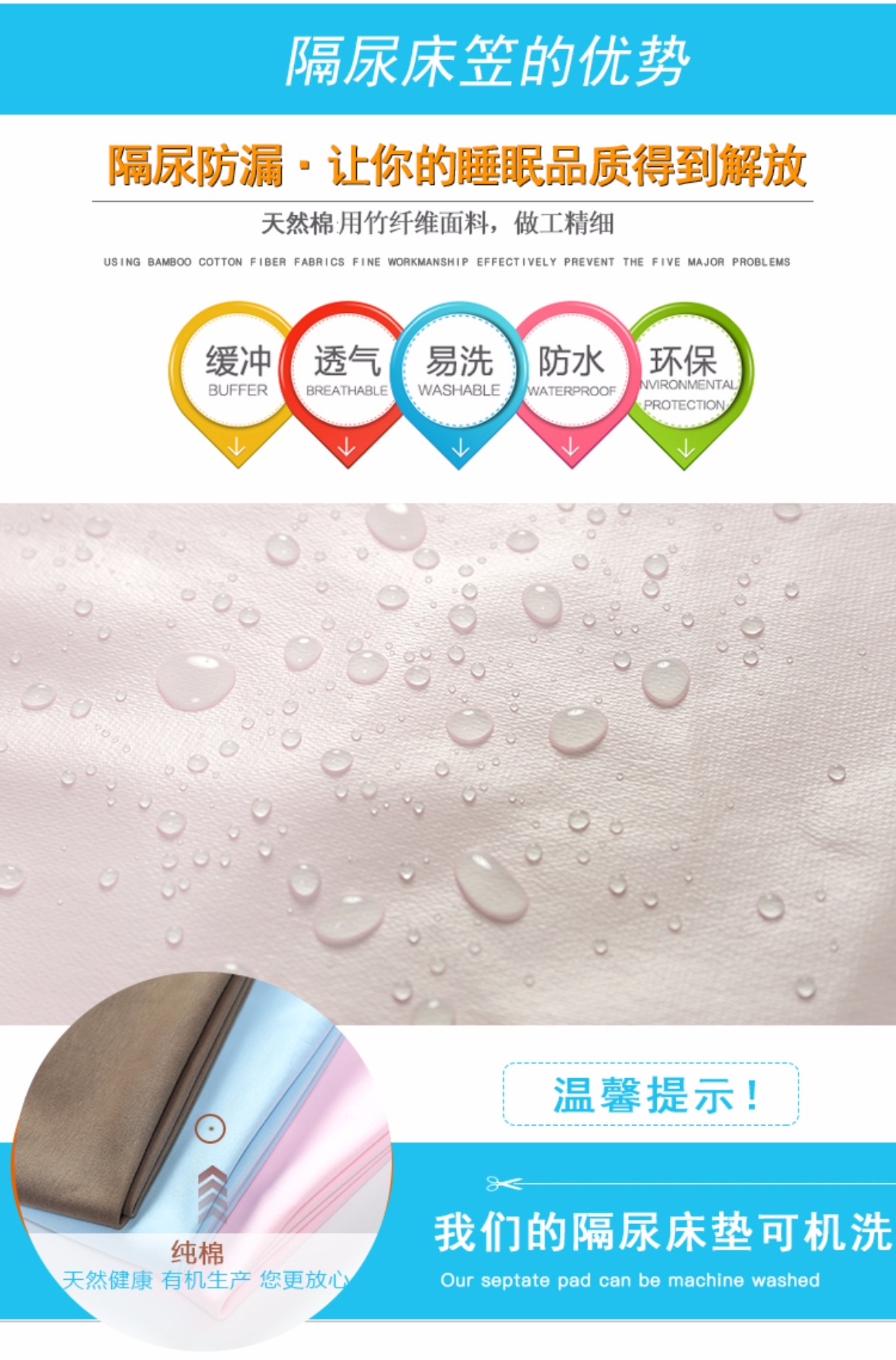 Cotton đệm lót không thấm nước một miếng bông nệm giường cách nhiệt pad thoáng khí Simmons tấm trải giường bảo vệ Ga phủ giường Everon