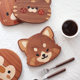 Little Panda Solid Wood Cute Dining Table Insulation Mat