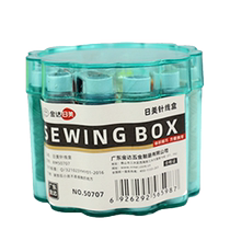 Japanese and American household sewing boxes sewing accessories hand sewing needles mending polyester thread small scissors tape measure button needle threader