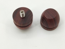 Solid Core Advanced Black Purple Sandalwood Wood Wise Fever Sound Power Amplifier CD Machine Shock-Proof Pins