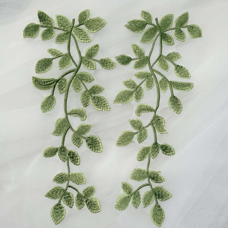 10 Pcs/5Pairs.Green Leaves Organza Lace Mirror Flowers, Veil Dress, Stage Performance, DIY Clothing sewing Accessories, Embroid - AliExpress 15 10 Pcs/5Pairs.Green Leaves Organza Lace Mirror Flowers, Veil Dress, Stage Performance, DIY Clothing sewing Accessories, Embroid - AliExpress 15