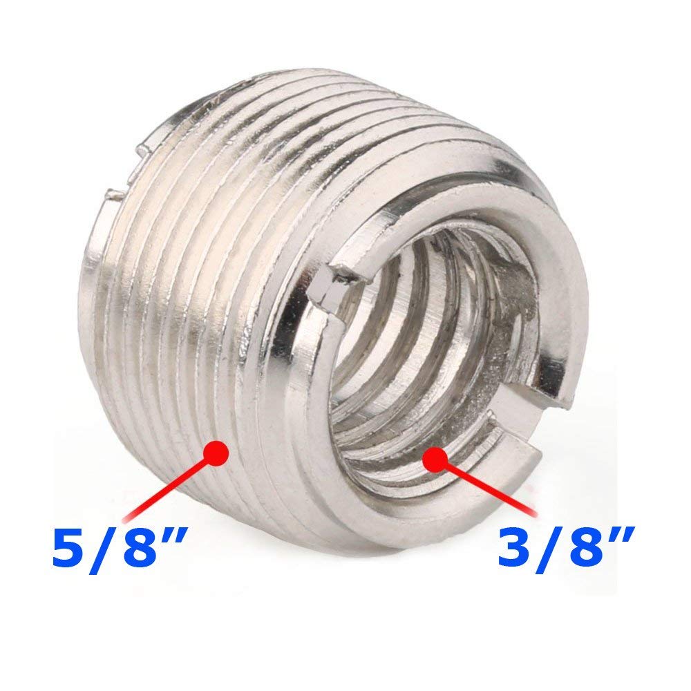 Professional microphone microphone stand conversion screw nut 3 8 to 5 8 metal photography camera accessories