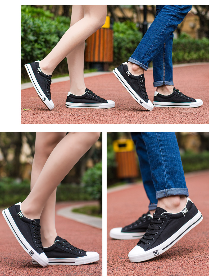 Kéo lại giày nữ giày vải nam Giày trắng nhỏ Thượng Hải kéo lại giày đôi giày bình thường mùa thu giày thể thao bán giày thể thao