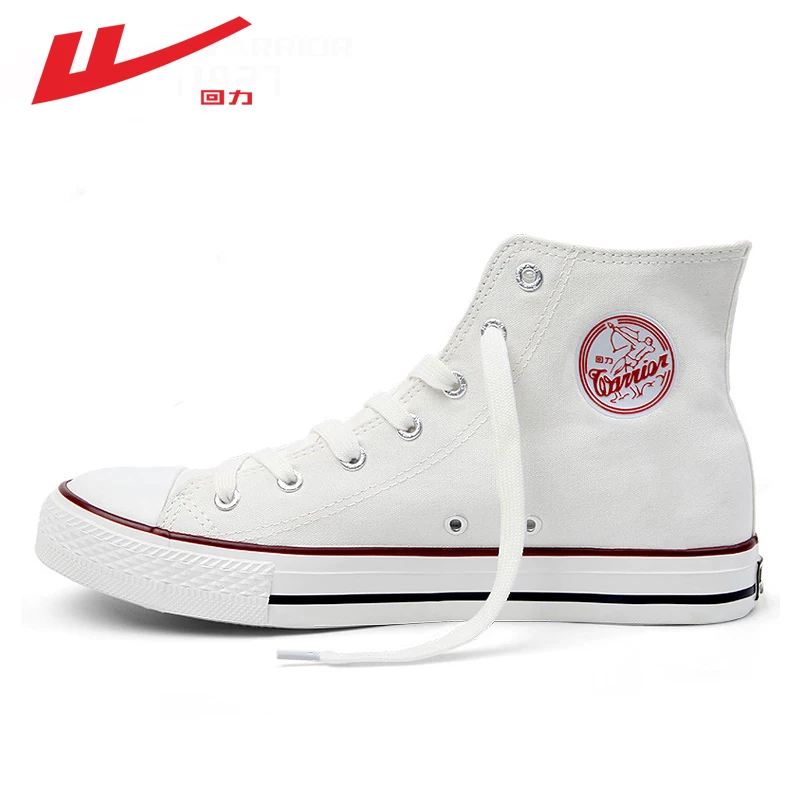 Warrior, cloth summer high boots, breathable small white shoes