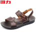 Dép trở lại dép nam triều nam nam sandal da 2018 mới giày tây nam Sandal