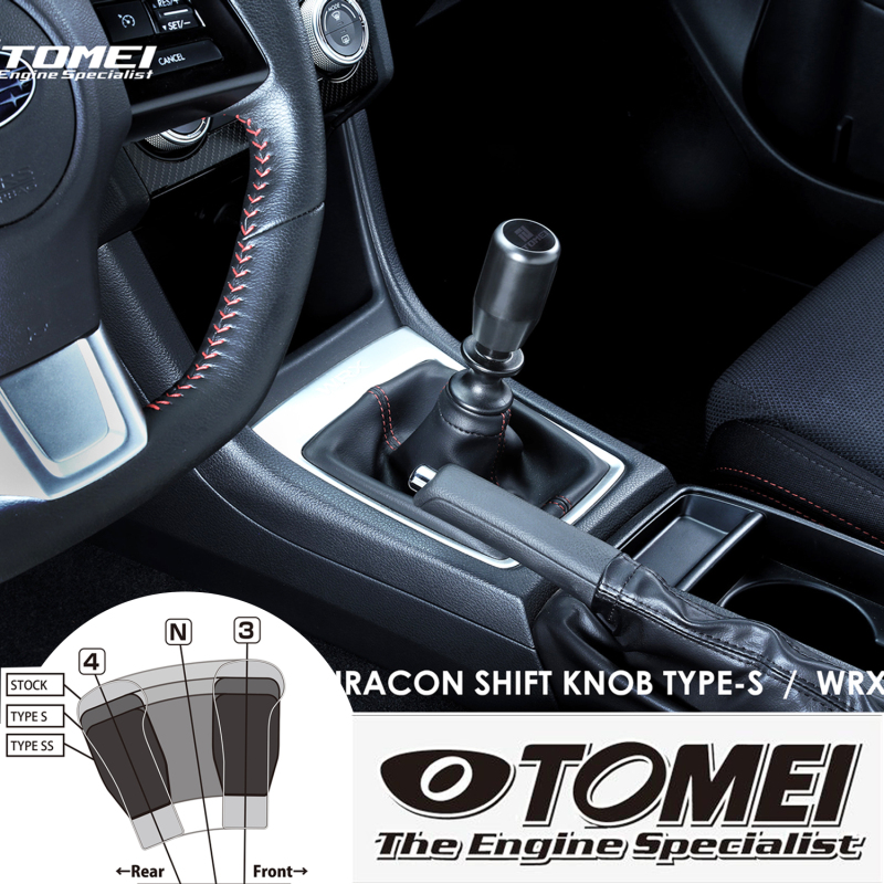Japanese Tomei Gear Shift Knob 5/6Mt Manual Universal Jdm 86/Brz Wrx Sti Car Modification