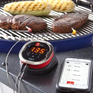 威焙 Умный Bluetooth-термометр Weber iGrill 2 для гриля и выпечки отображает температуру еды на вашем телефоне