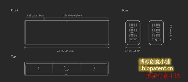 Высокотехнологичное устройство для дома lametric智能时钟音箱/手机led 像素显示提示板.