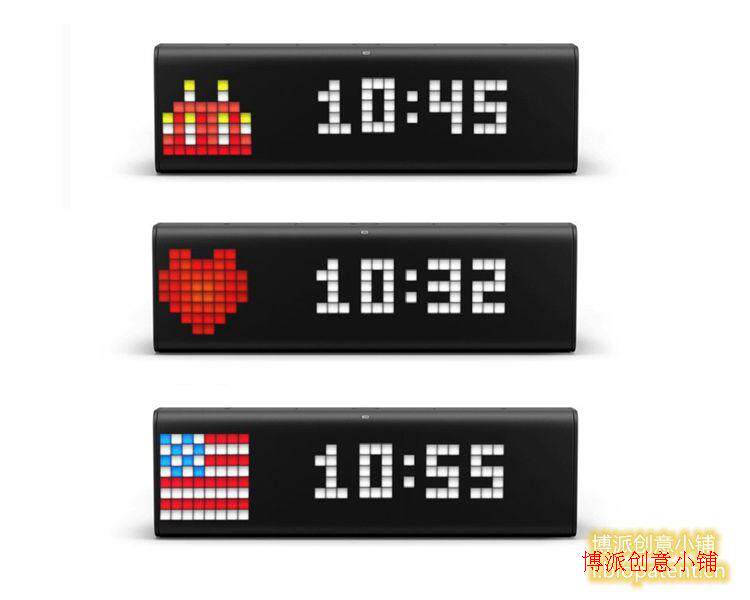 Высокотехнологичное устройство для дома lametric智能时钟音箱/手机led 像素显示提示板.