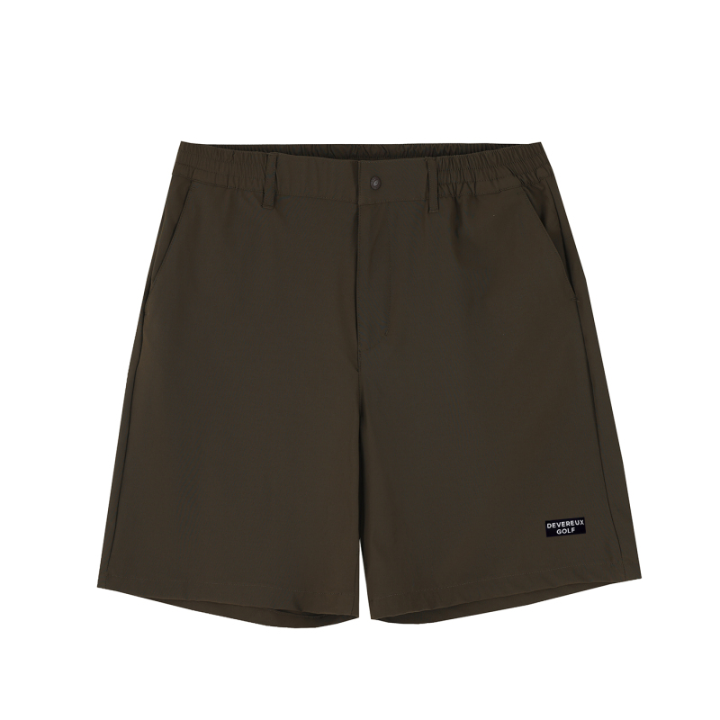 Devereux Golf American-Style Golf Shorts, Loose-Fitting, Quick-Drying, Lightweight, Solid Color, Sporty Shorts