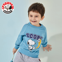 Snoopy Snoopy childrens clothing sweater boys base shirt zhong xiao tong female baby Western style SHIRT long sleeve chun qiu kuan