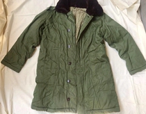 Second-hand 8 into FN green cotton big coat with kneecap anti-cold coat