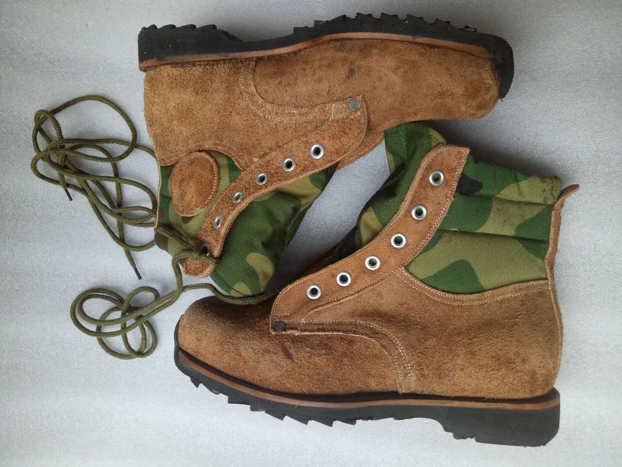 91 Summer Jump Boot Bull Leather Shock Absorbing Mountaineering Hiking Shoes