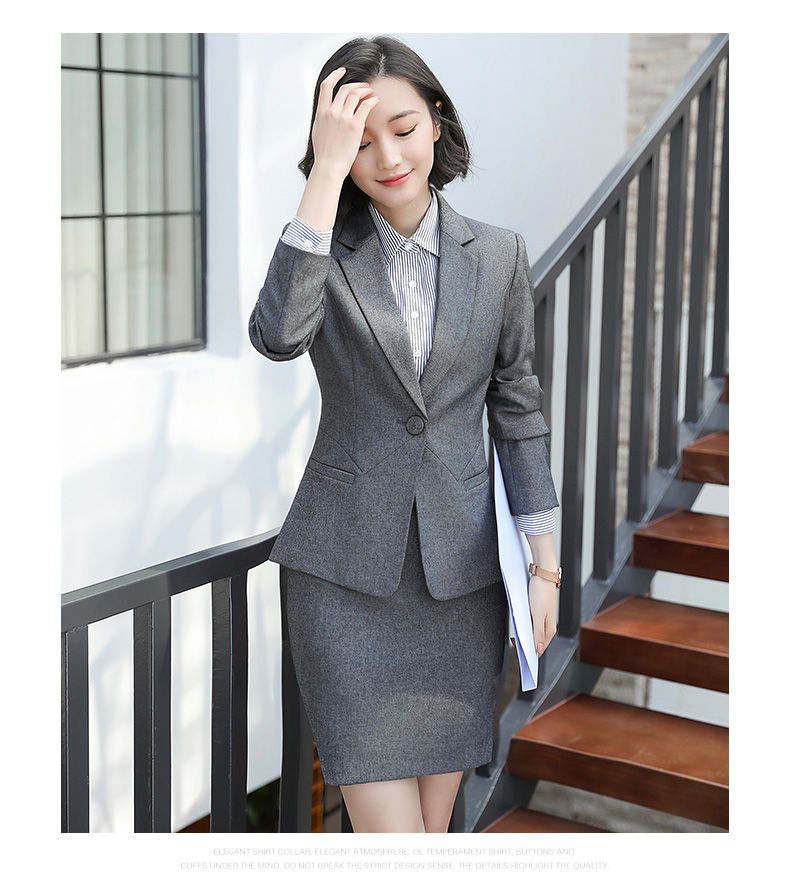 Xám nhỏ phù hợp với áo khoác nữ phiên bản Hàn Quốc 2018 mới thời trang phù hợp với mùa thu phù hợp với váy đầm nữ chuyên nghiệp áo khoác vest nữ