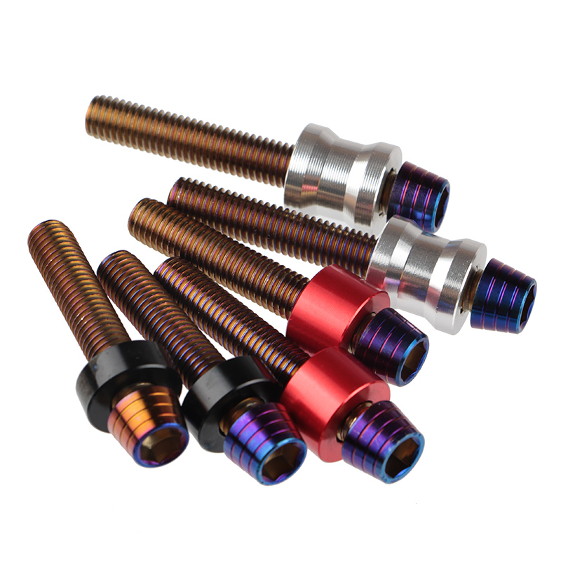 Large radiation caliper modification 220 245 260 conversion bushing heightened pad sleeve burnt titanium screw inner hexagon m10