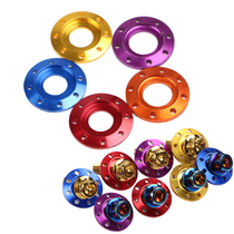  Aluminum alloy color screw cap personality screw Flange fastening gasket Decoration reinforcement non-slip electric motorcycle modification accessories