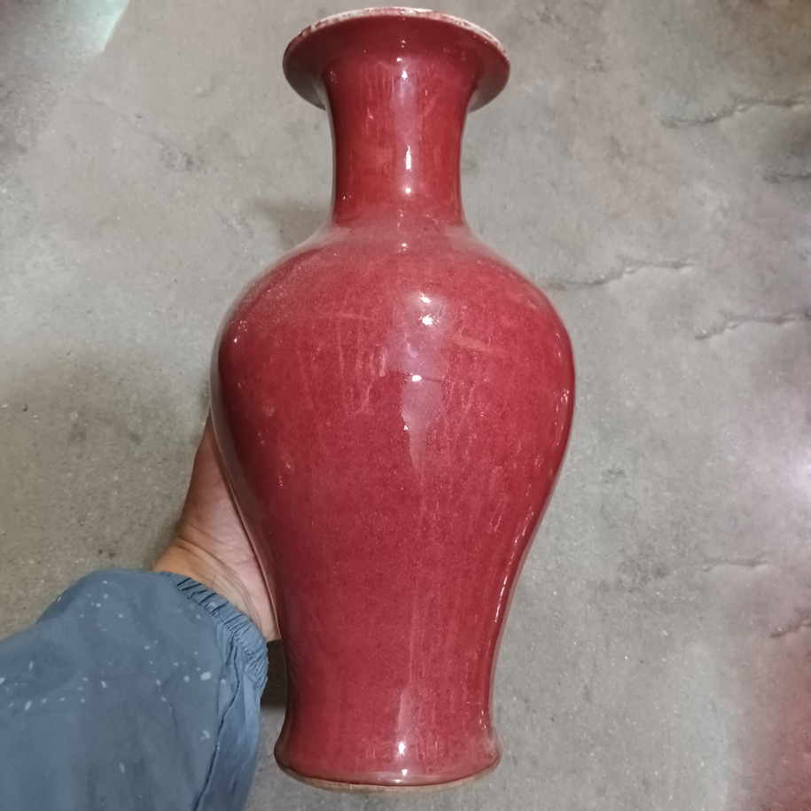 清時代 康熙期 辰砂 郎紅 花瓶 花生 茶道具 華道具 雍正| eBay