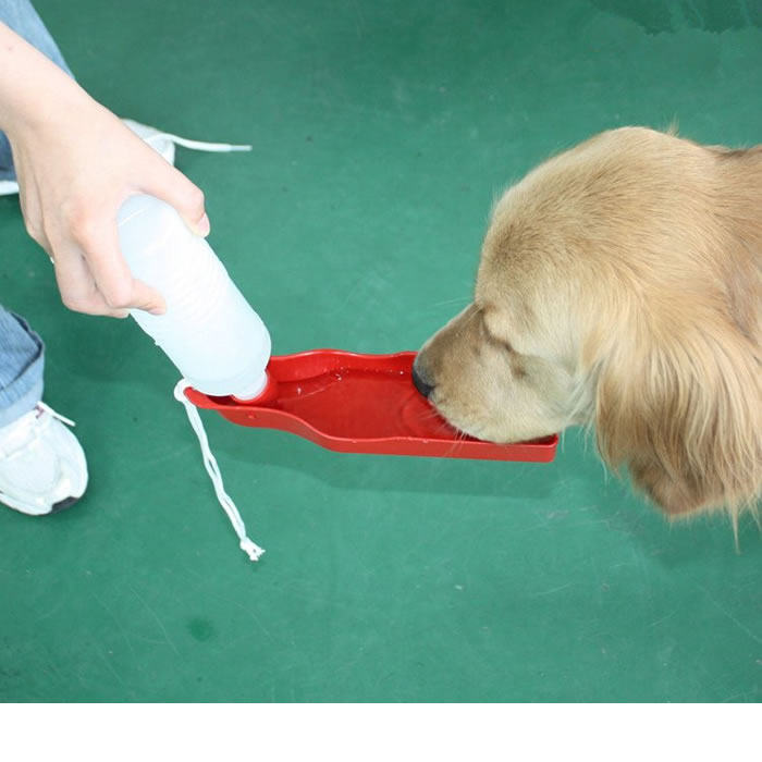 500ml Pet Drinking Fountain Dog Water Feed Cat Drinking Fountain Portable Drinking Fountain Head Portable Water Bowl