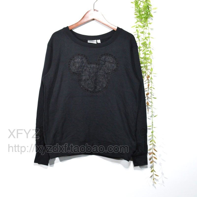 n191 Dipland Clay Boutique Women's Dress Spring Autumn Clothing Little Wow Thick T-Shirt 160-180