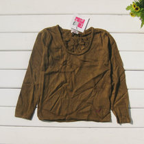 N204 foreign trade childrens clothing wool blend French girl little CUHK sweater hooded sweater