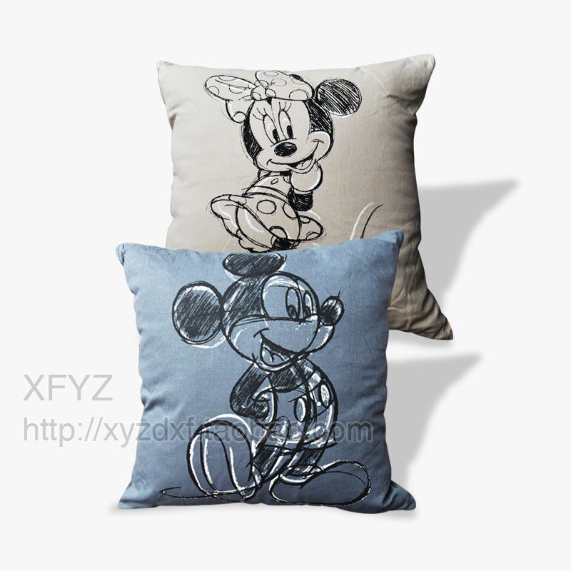 N286 small times 4 without core foreign trade holding pillow cover with pillow cover home sofa cushion cover car