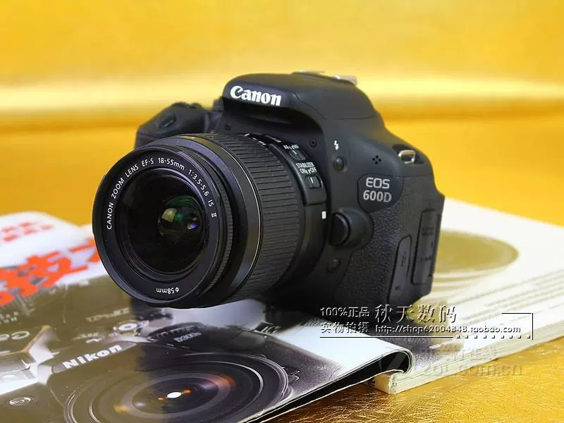 Canon chuyên nghiệp SLR 600D cấp nhập cảnh người mới du lịch nhà nữ chàng trai máy ảnh kỹ thuật số đặt 550D