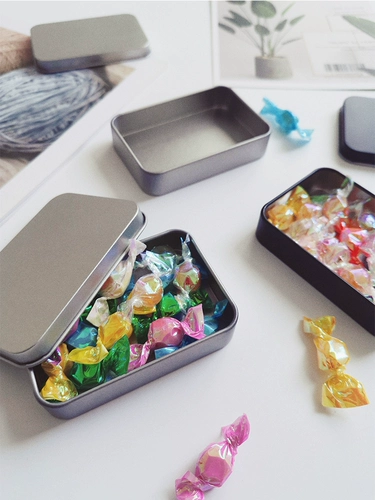 Матовая жестяная коробка, прямоугольная сумка-органайзер, маленькая упаковка, делается под заказ