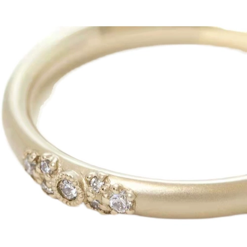 Heyjewel Japan Abheri Официальный уполномоченный отметка на предварительном виде 18 -километровых обручальных колец с шампанским
