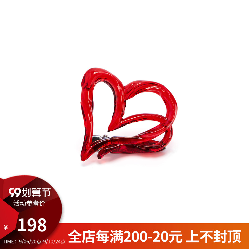 HeyJewel SWEET POINT Sweet Series Heart Resin Hair Clip