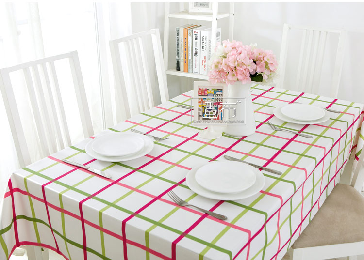 Phong cách châu âu đơn giản hiện đại lưới đồng bằng cotton linen bảng vải bàn cà phê bảng máy tính bàn tròn vải tùy chỉnh các mẫu khăn trải bàn đẹp