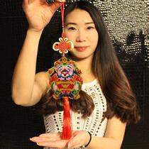 God of Wealth Pearl Embroidered Beads in the car car cross-stitch car pendant small 2021 new self-made safe