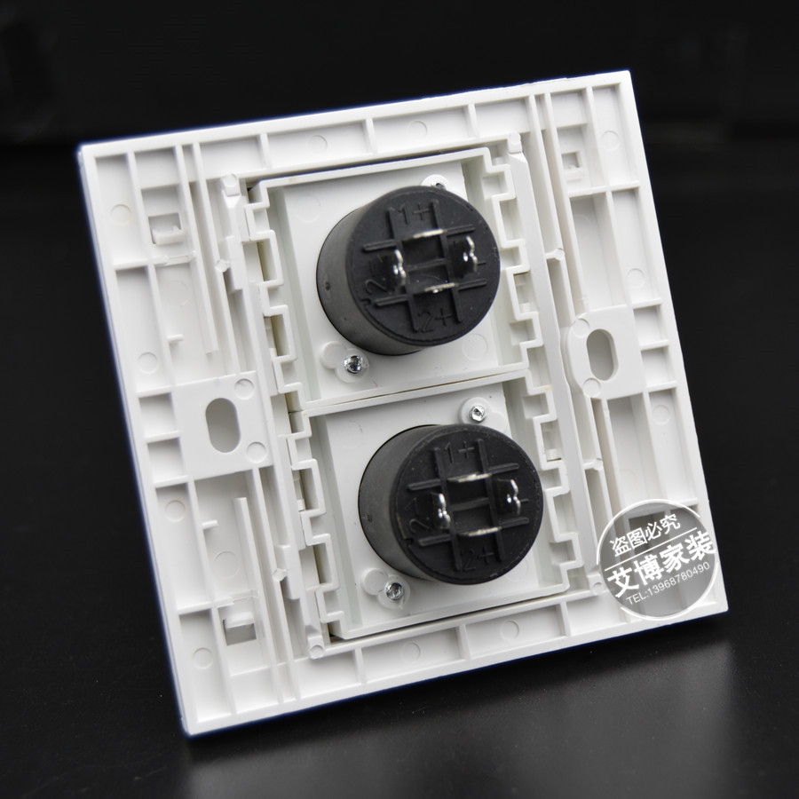đèn led nháy theo âm thanh Ổ cắm bảng âm thanh đôi 86 loại Ổ cắm thiết bị âm thanh sân khấu chuyên nghiệp Ổ cắm âm thanh tường công suất cao đèn led đường phố